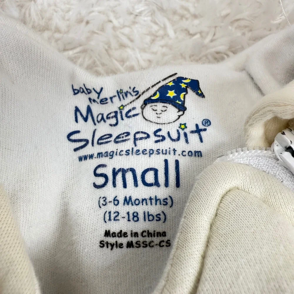 Baby Merlin's Magic Sleepsuit Small S 3-6 mo 12-18 lbs Sleep Pajamas Lounge